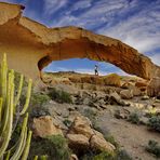 ARCO DE TAJAO (San Miguel de Tajao / TENERIFE). Dedicada a CARMEN BARROSO SUAREZ.