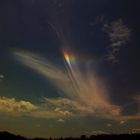 arco iris en camino.