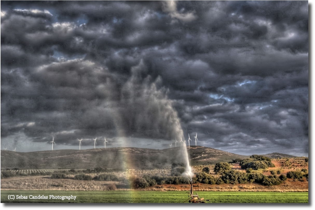 ARCO IRIS EN EL RIEGO