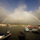 Arco iris en la ensenada