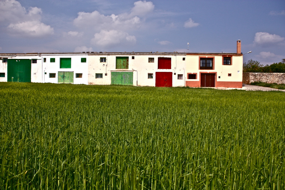 Arco iris rural.