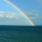 Arco iris sobre el Mediterráneo