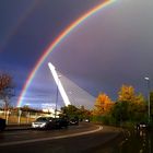 arco iris y puente del Alamillo