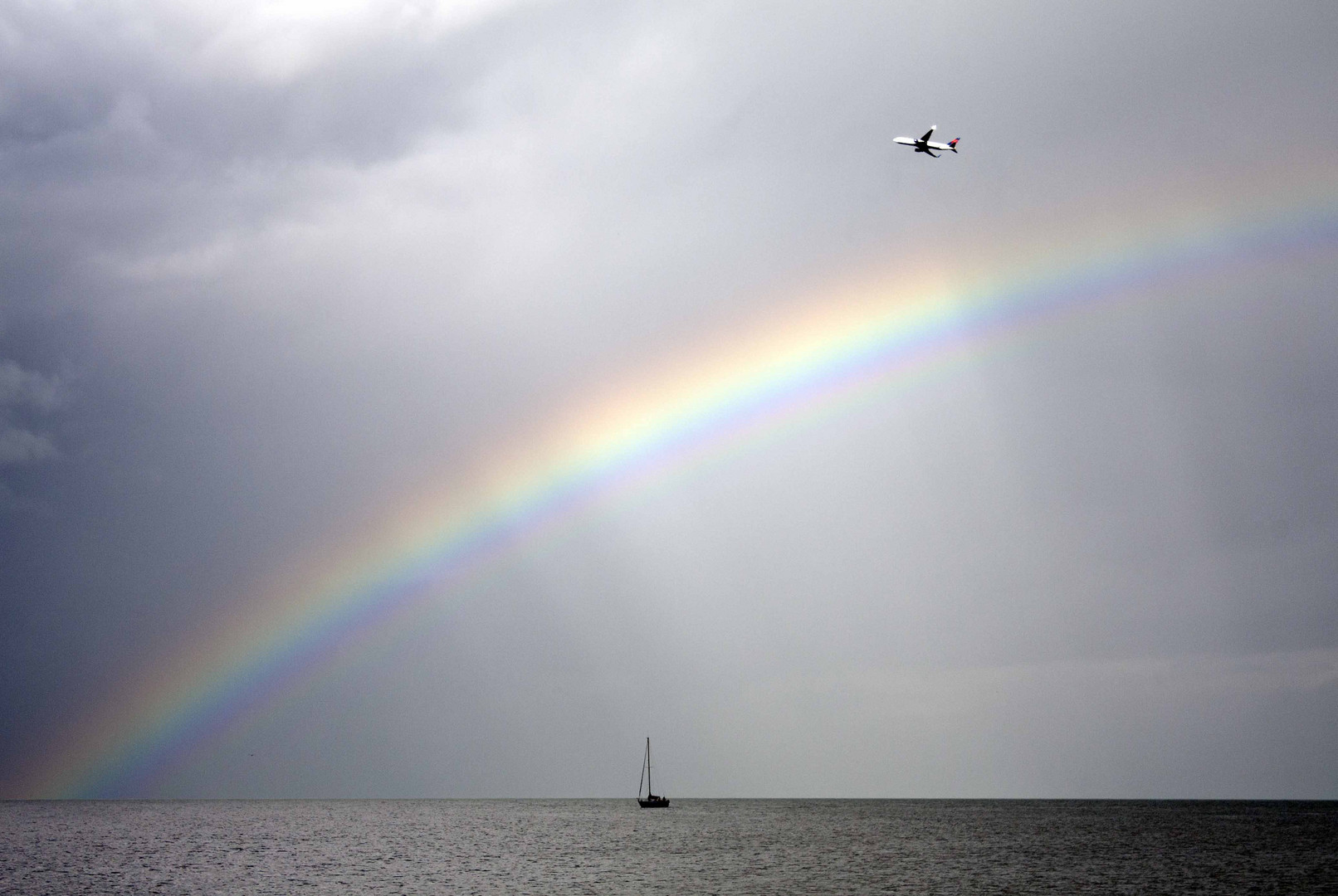 Arcobaleno a Fiumicino