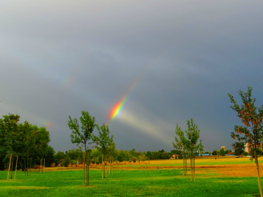 Arcobaleno a Milano