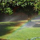 Arcobaleno in giardino