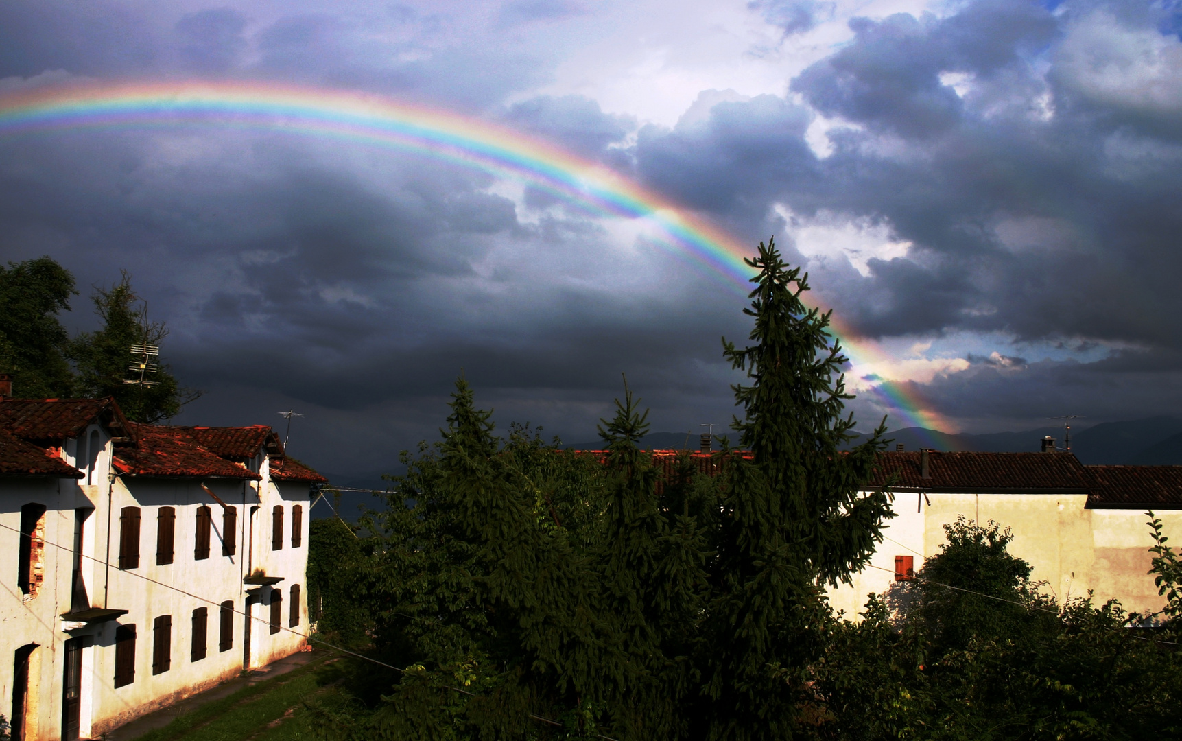 Arcobaleno in Val Belluna.