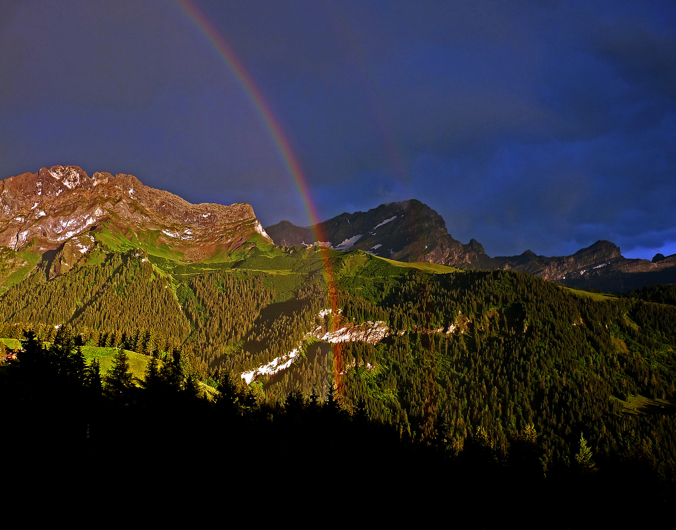 Arcobaleno montano