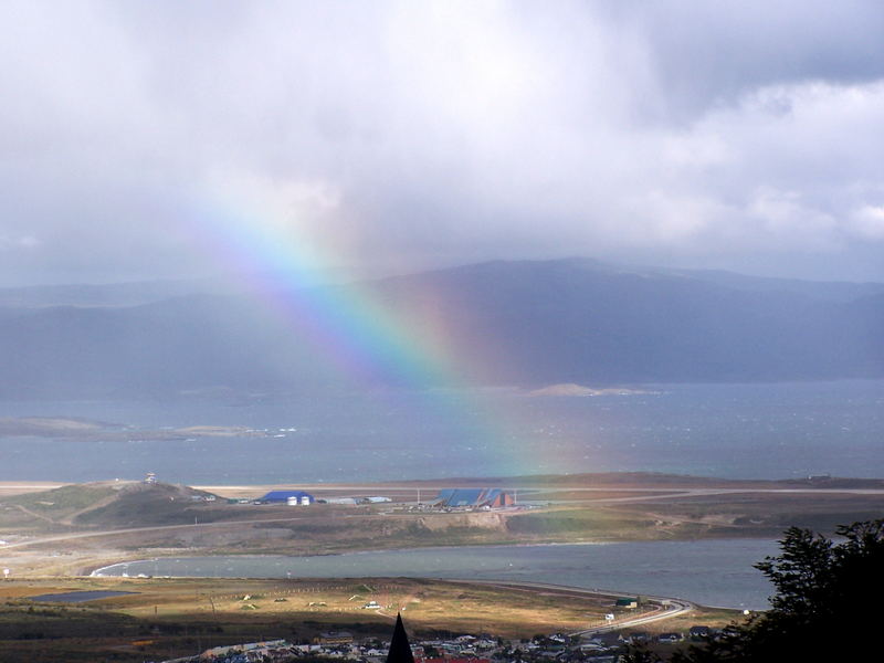 Arcoíris en Ushuaia