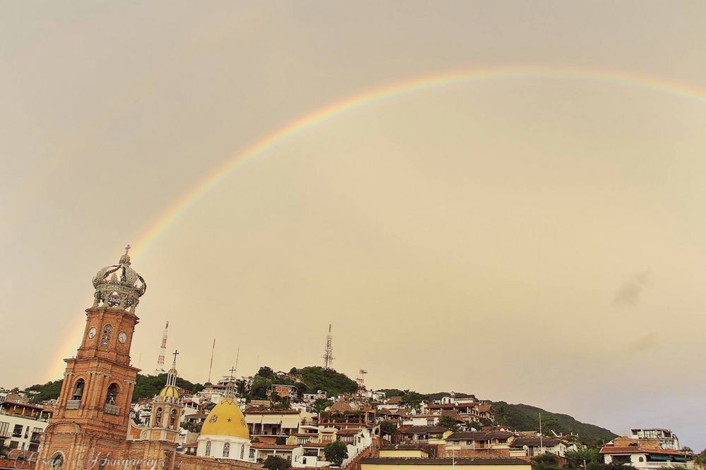 Arcoiris y Guadalupe.