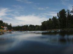 Ardèche, 1/4 unter Wasser