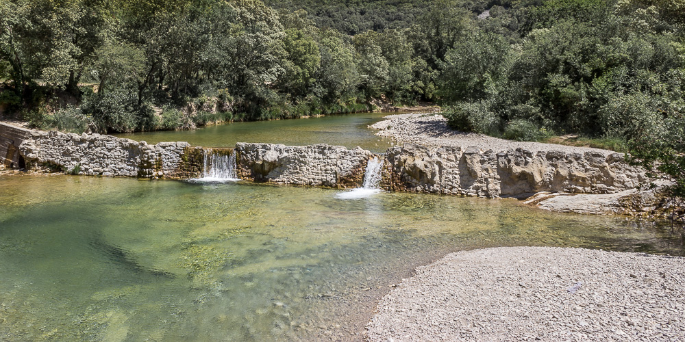 Ardeche - Pool an der Ilbie