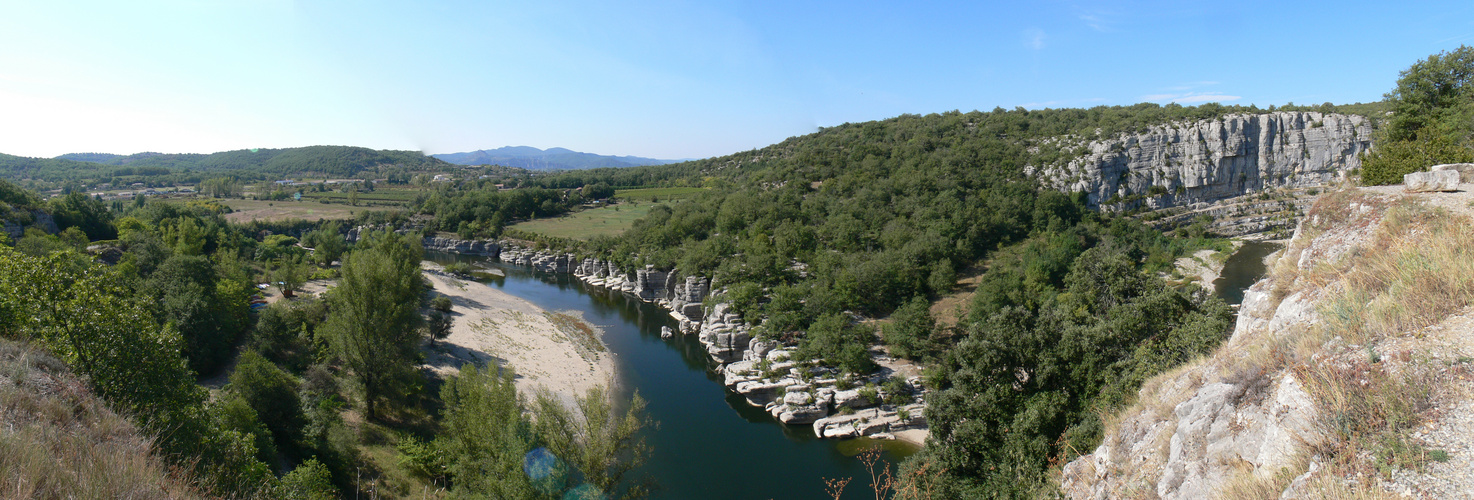 Ardeche Schlucht bei Pradon