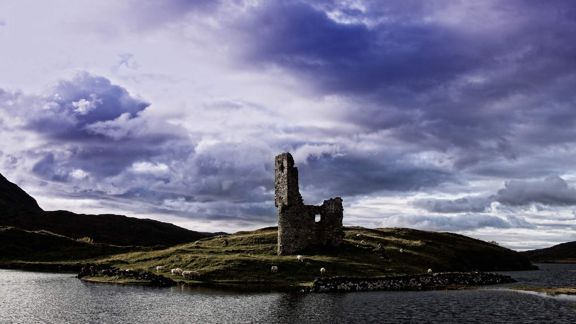 Ardvreck Castle - more dramatically