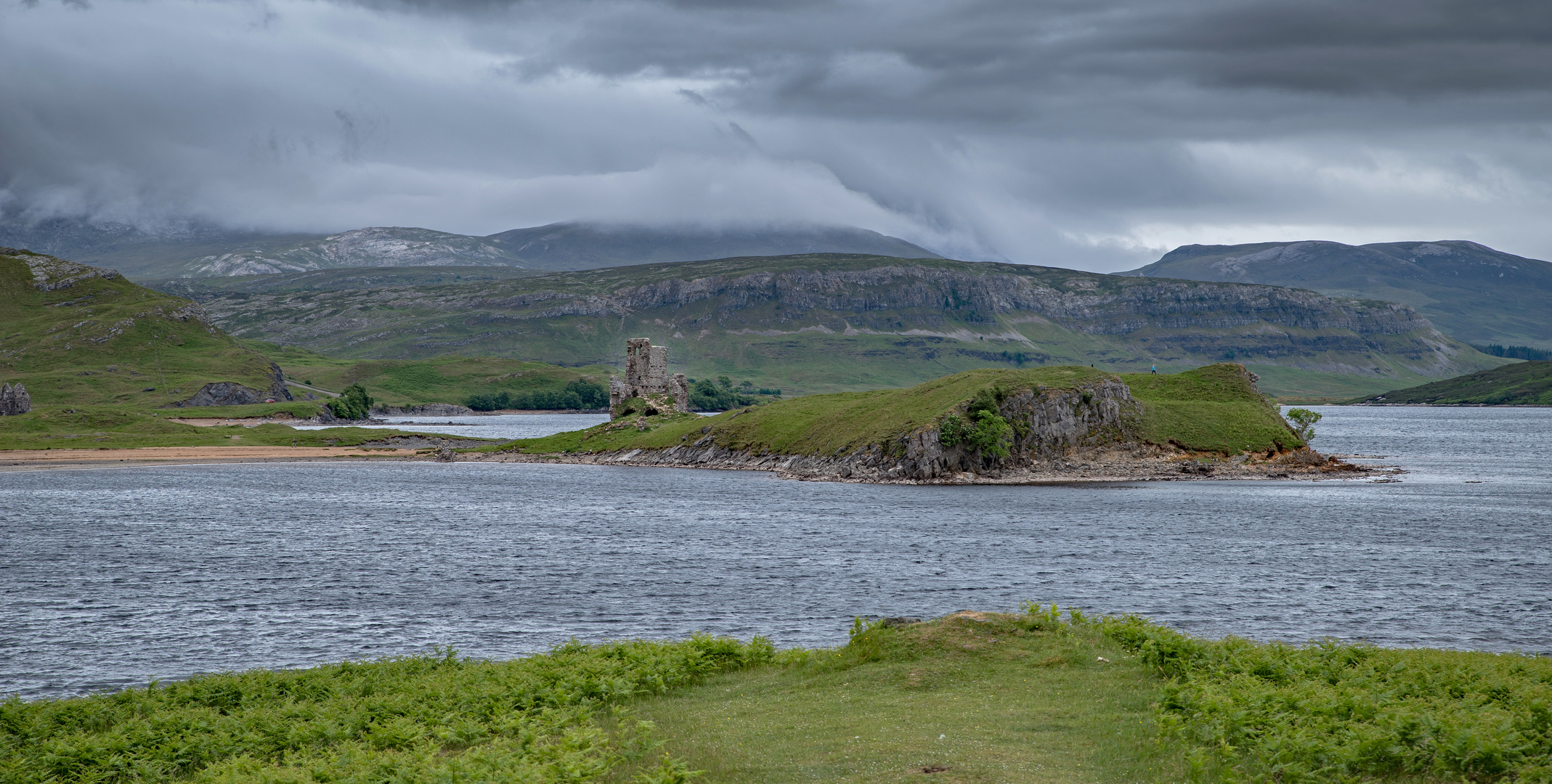 Ardvreck Castle und seine Insel