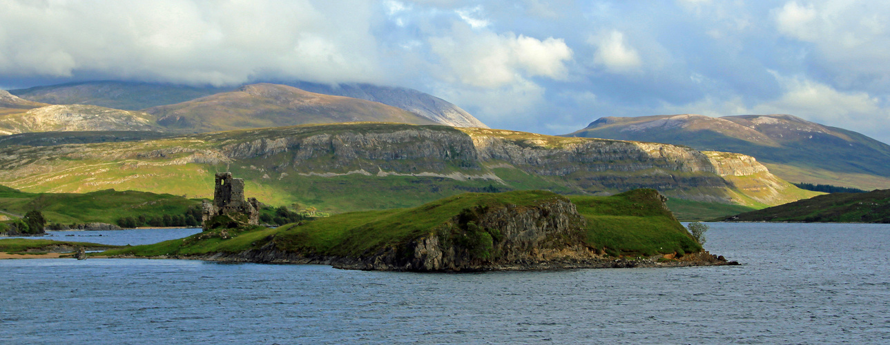 Ardvrek Castle am Loch Assynt