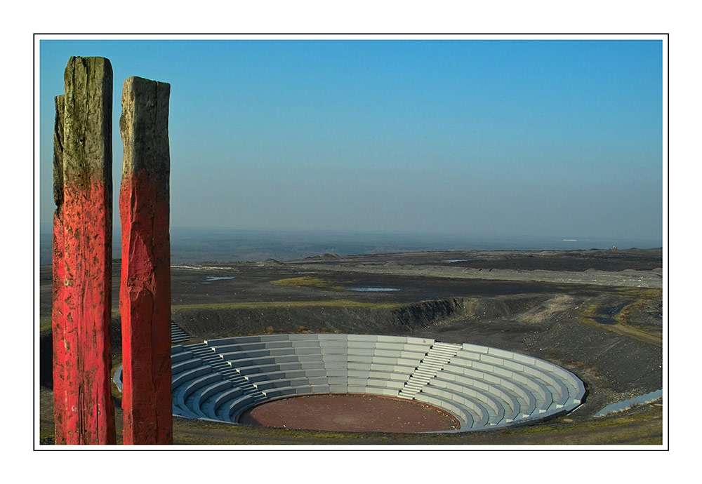 Arena auf dem Mond