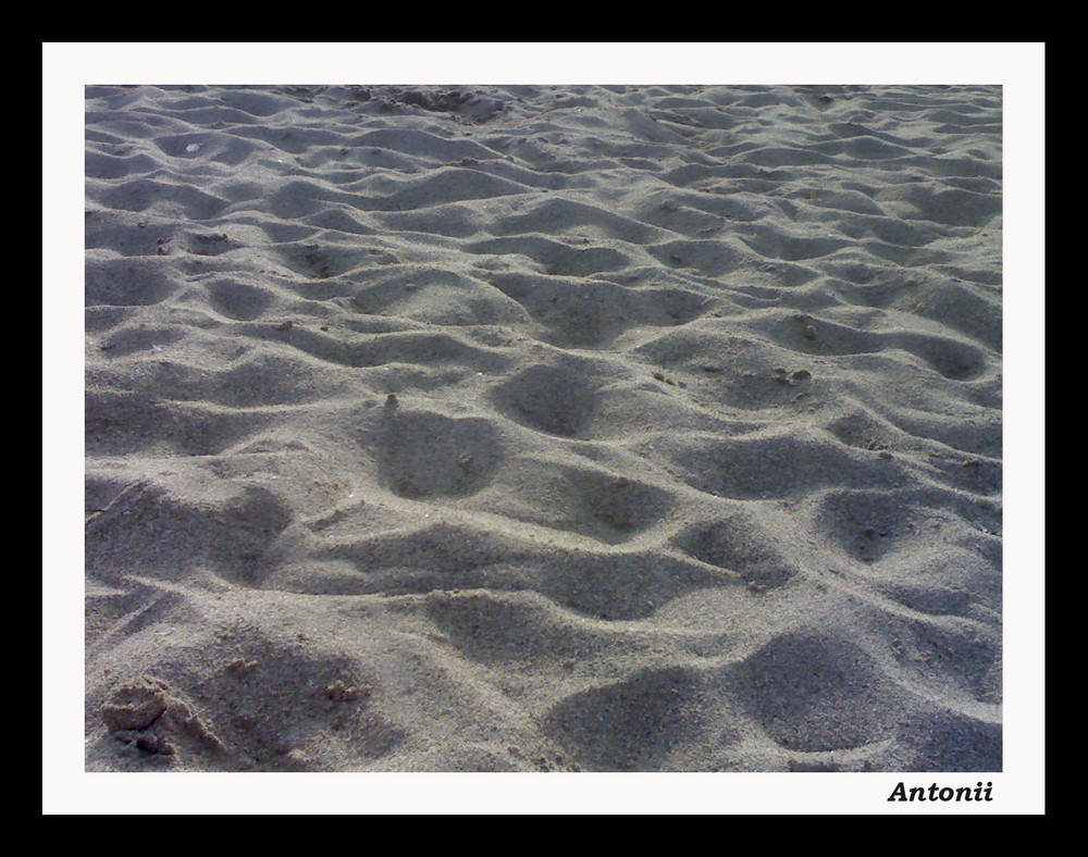 Arena Desierta en la Playa