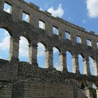 Arena in Pula, Kroatien, Westseite