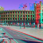 Arena Valencia Spanien - Anaglyphen 