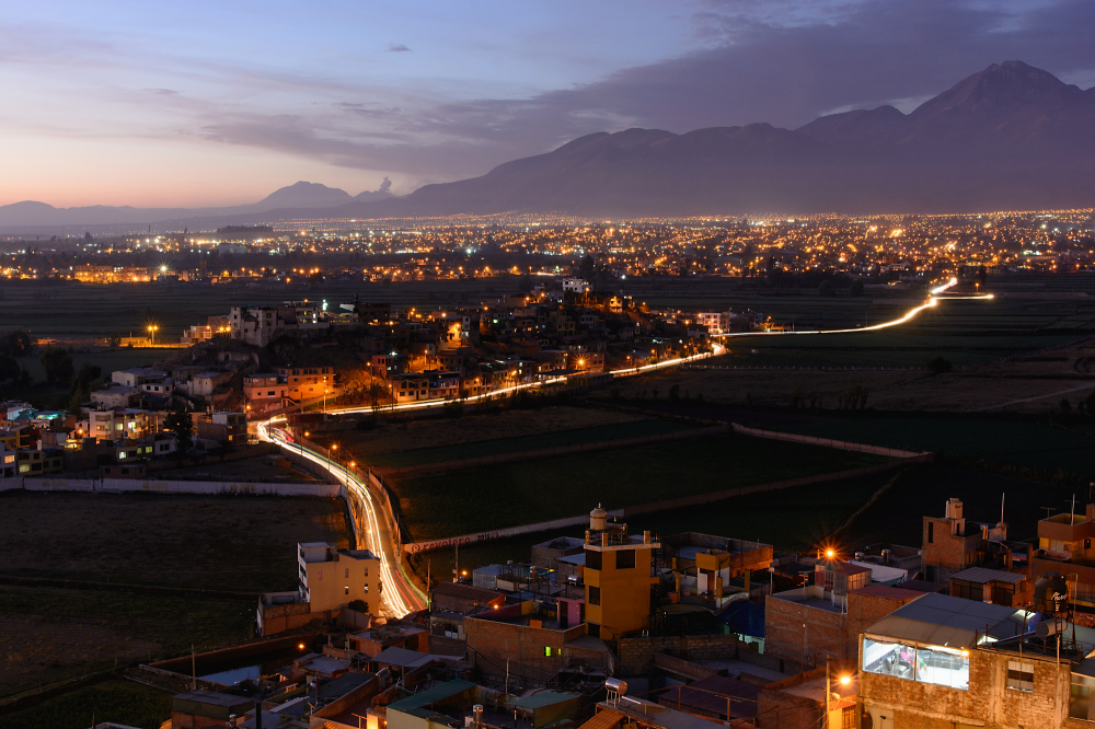 Arequipa bei Nacht