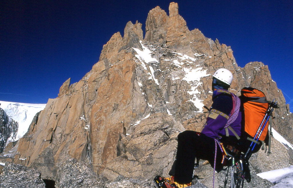 Arete du Diable, Mont Blanc du Tacul