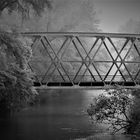 Argenbrücke im Nebel