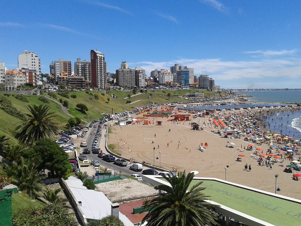 Argentinien Mar del Plata Playa Varese.