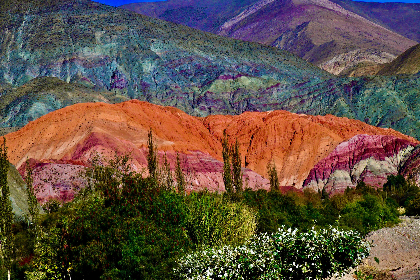 Argentinien, Regenbogenberg bei Purmamarca (1)