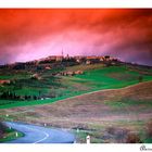 aria di tempesta su Pienza