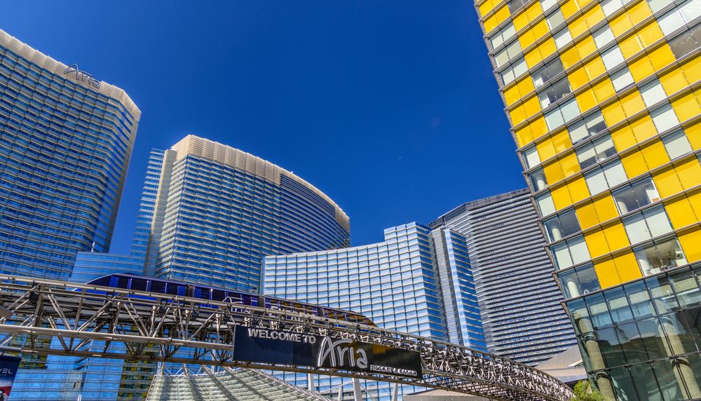 Aria Resort, Monorail, Las Vegas, USA