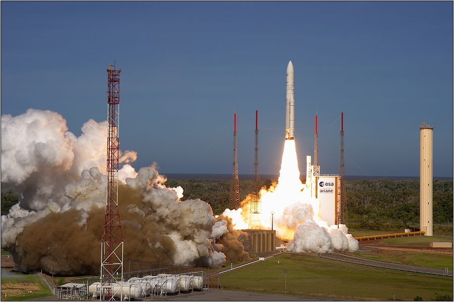 Ariane 5 hebt ab!