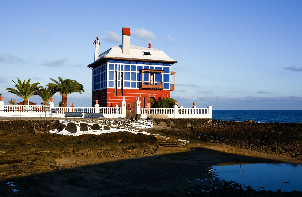 Arieta, Lanzarote, das "Blaue Haus"