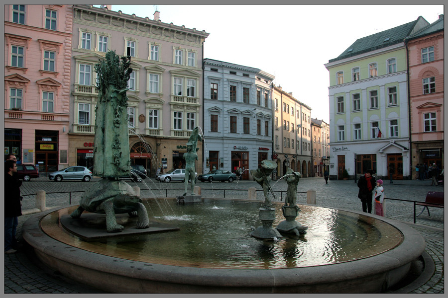 Arionbrunnen in Olomouc