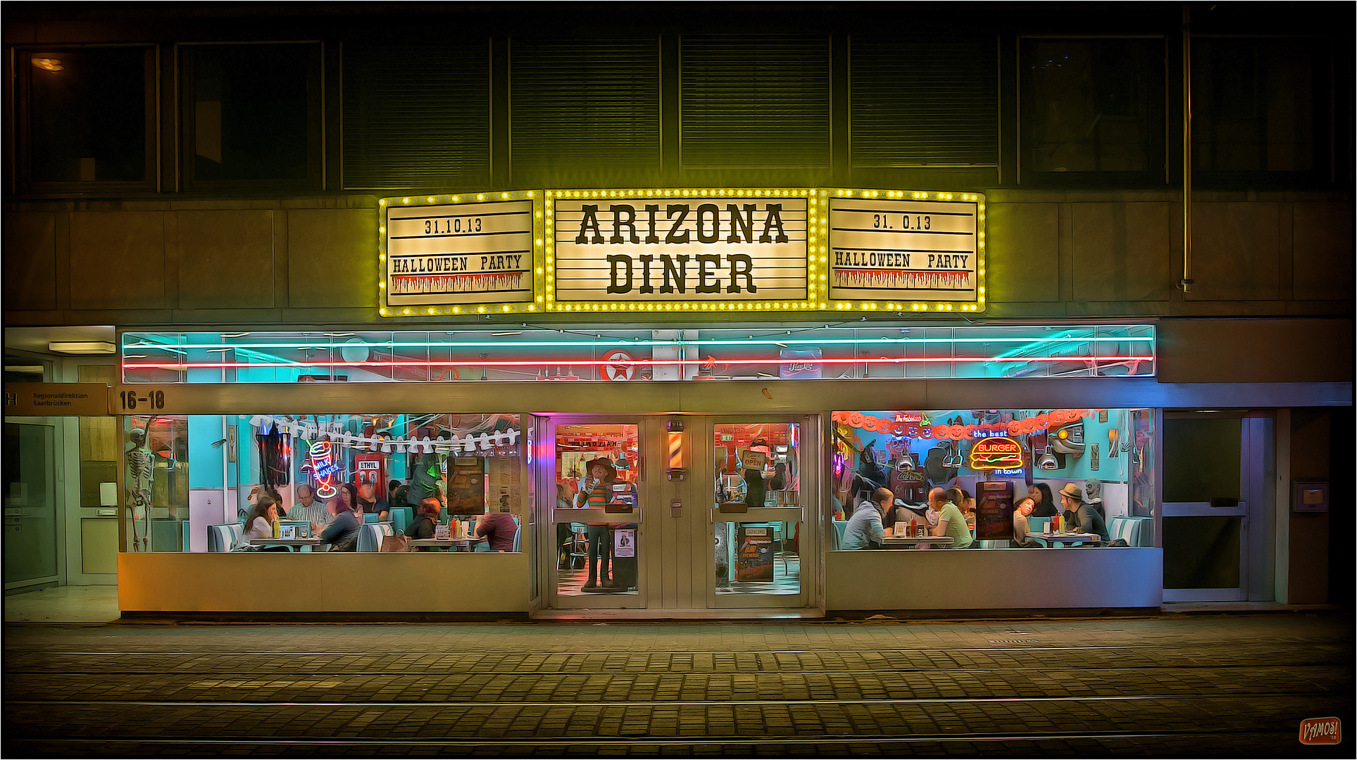 Arizona Diner zu Halloween