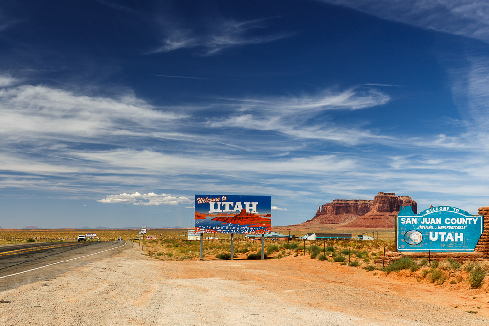 Arizona/Utah State line