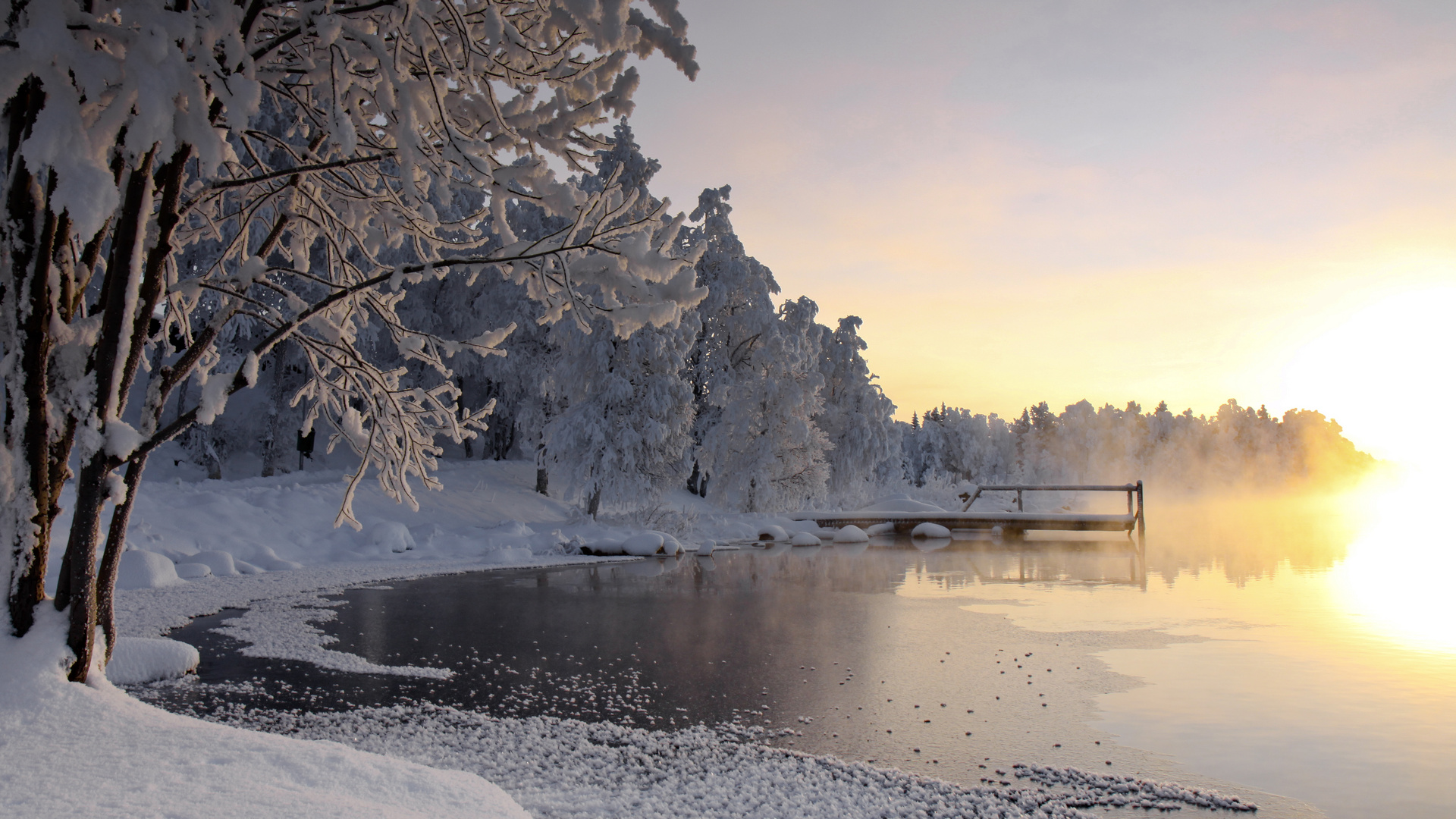 Arjeplog Lake by Day