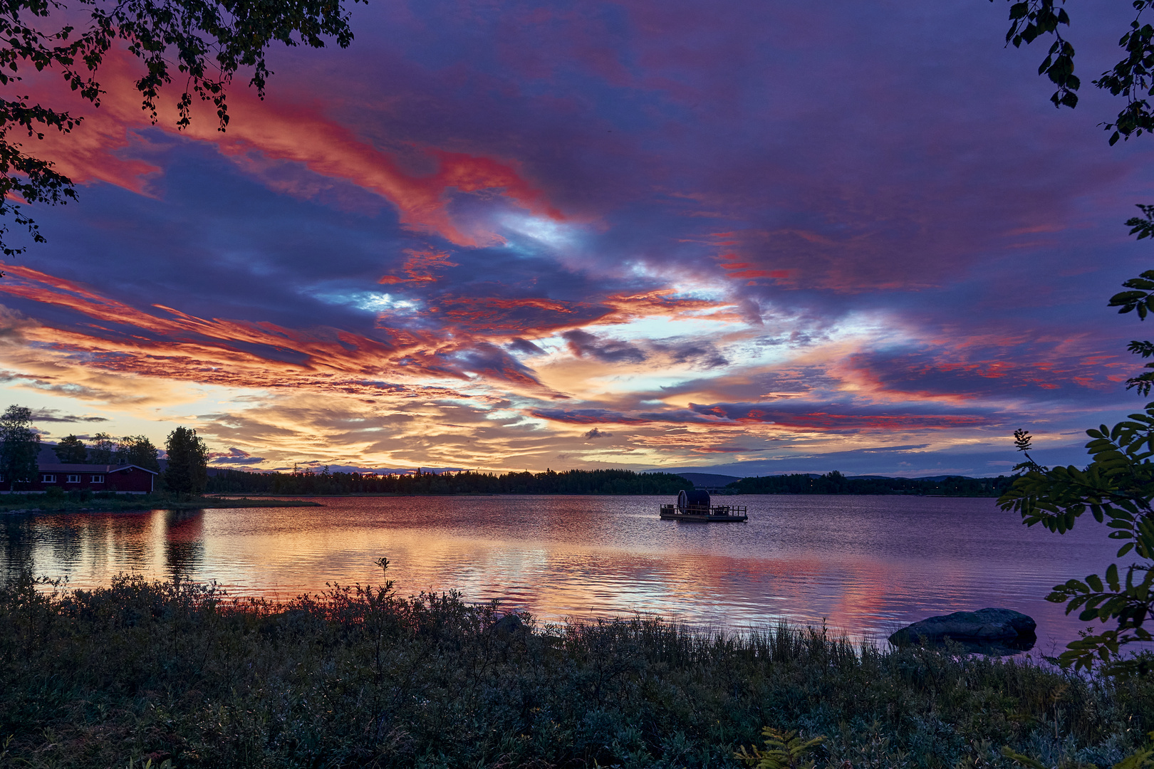 Arjeplog morgens um Vier