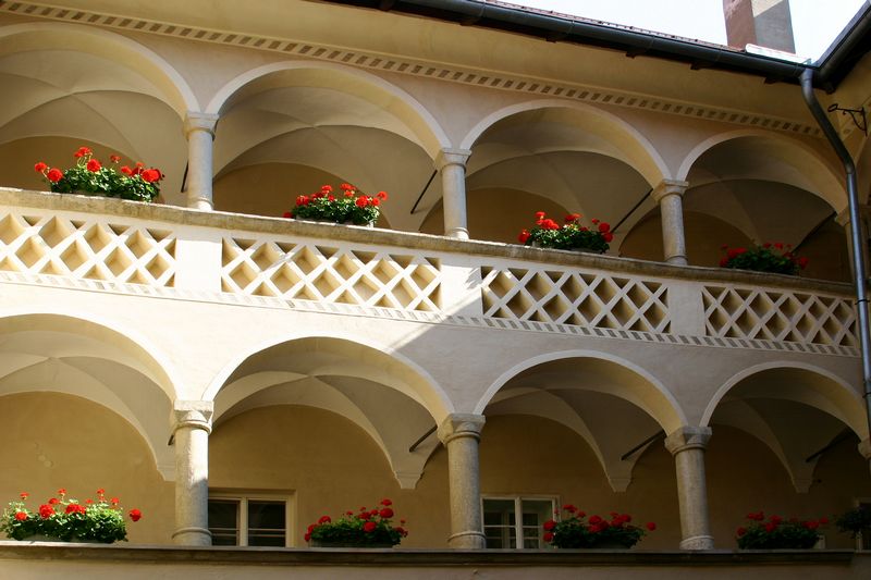 Arkade im Alten Rathaus in Klagenfurt