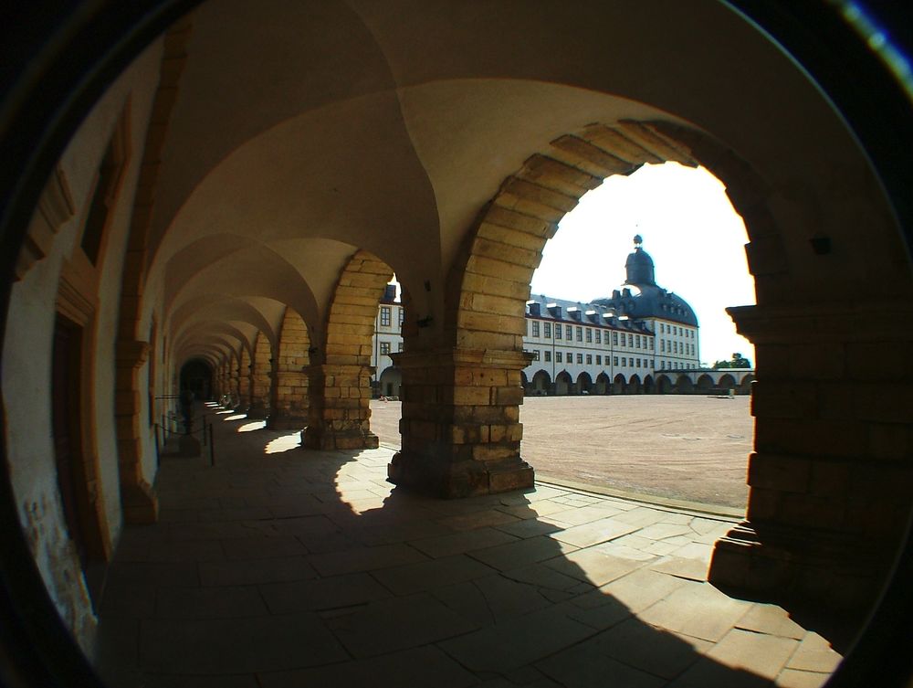 Arkaden des Gothaer Schlosses Friedenstein