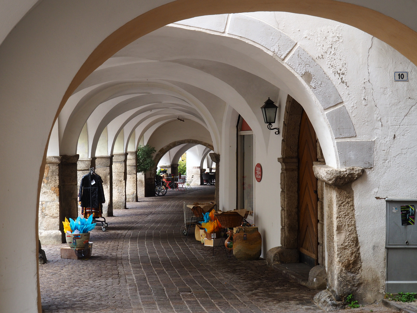 Arkaden in Neumarkt/Südtirol