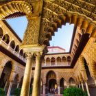 Arkadenbögen im Real Alcázar - "Durchblick" zum Patio de las Doncellas