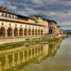 Arkadengang zwischen Uffizien und Ponte Vecchio