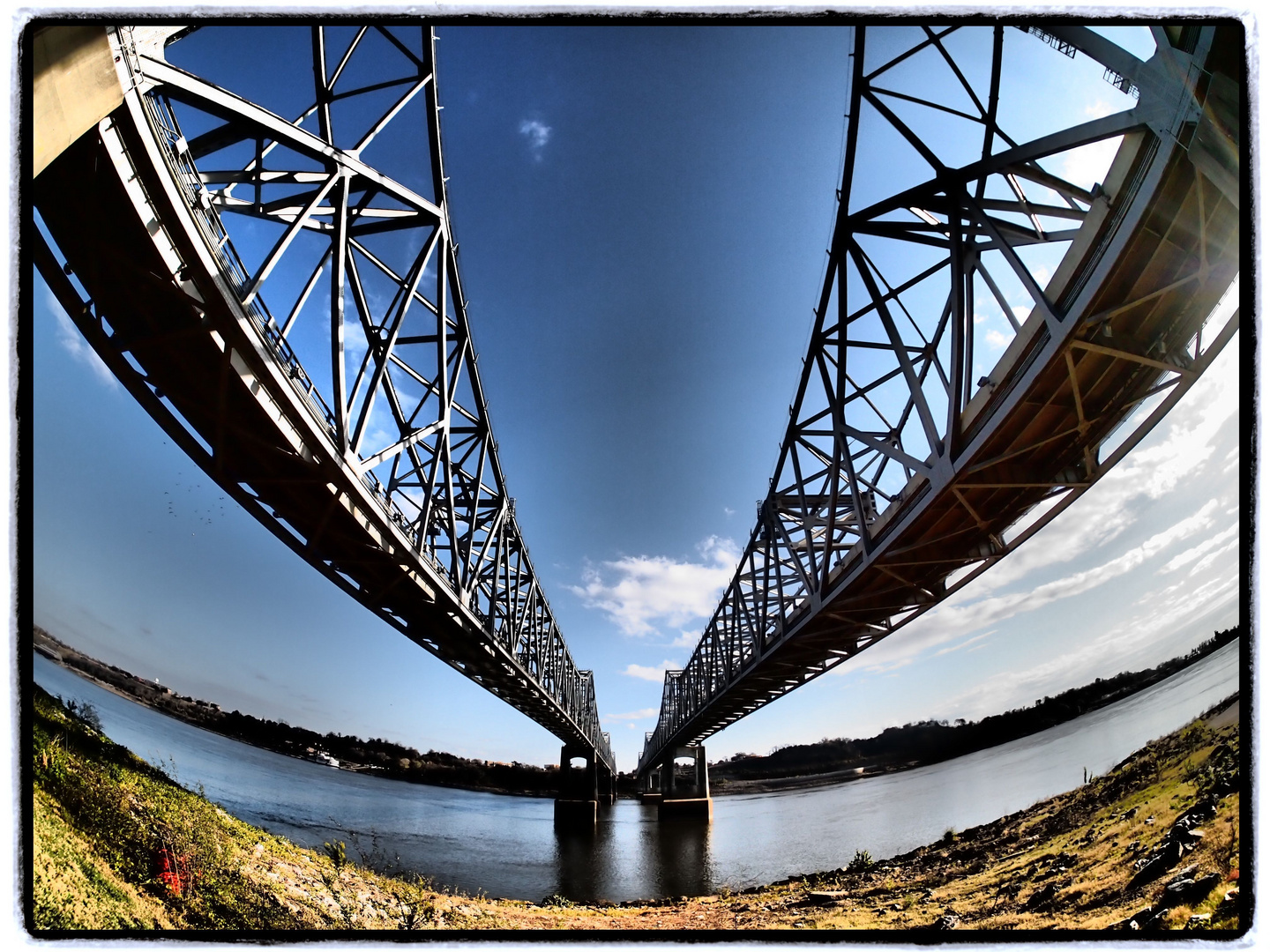 Arkansas Brücke zu Tennessee bei Memphis