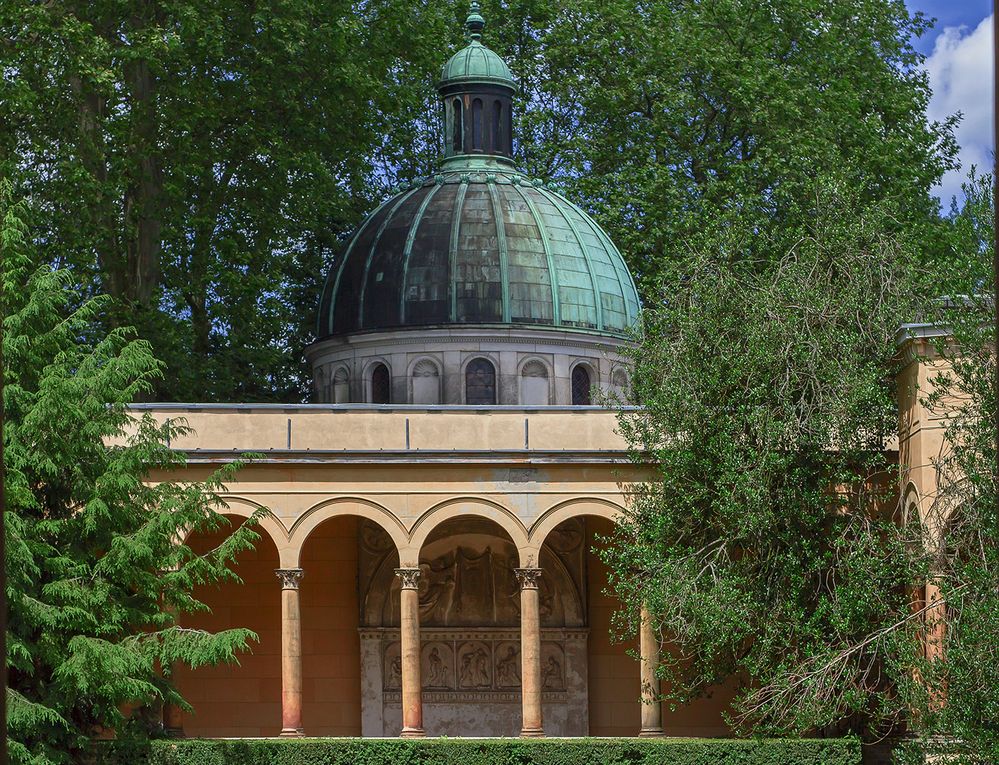 Arkardengang der Friedenskirche in Potsdam Sanssouci