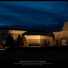 Arkitektur bogtrykker Esbjerg by night