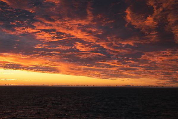 Arktischer Feuerhimmel