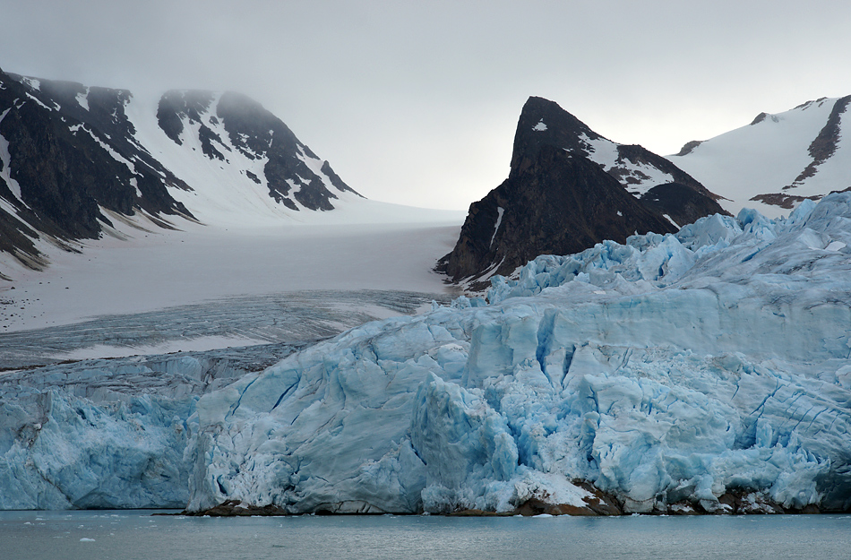 -	Arktisches Land Spitzbergen / Svalbard - Reisebericht 2008 / 002 (Die Gletscher)