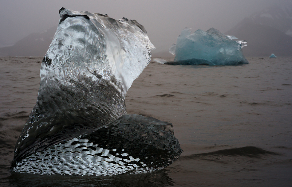 Arktisches Land Spitzbergen / Svalbard - Reisebericht 2008 / 006 (Die Eisberge)