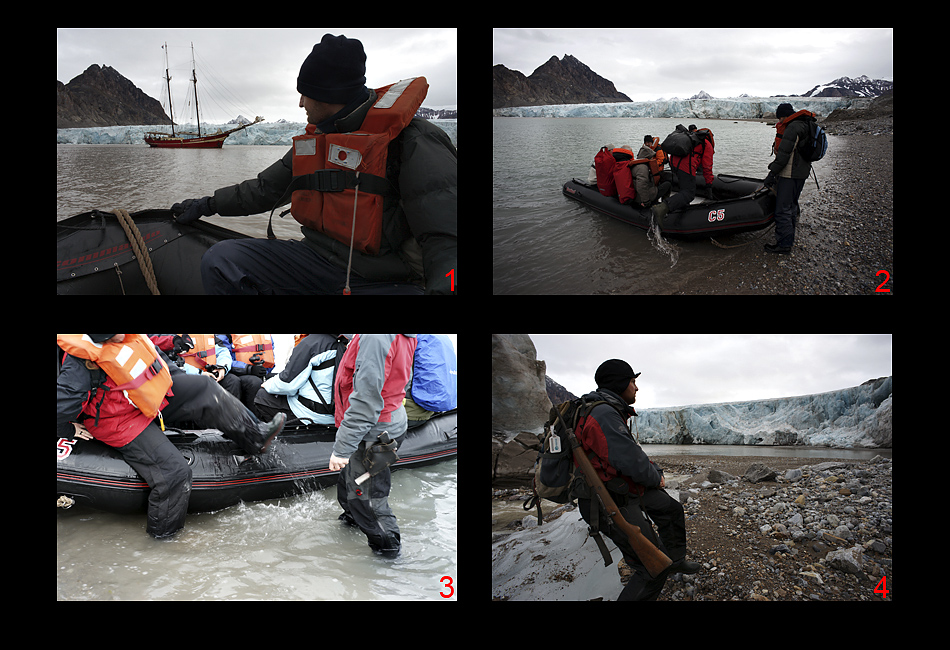 Arktisches Land Spitzbergen / Svalbard - Reisebericht 2008 / 013 (Landgang Logistik)